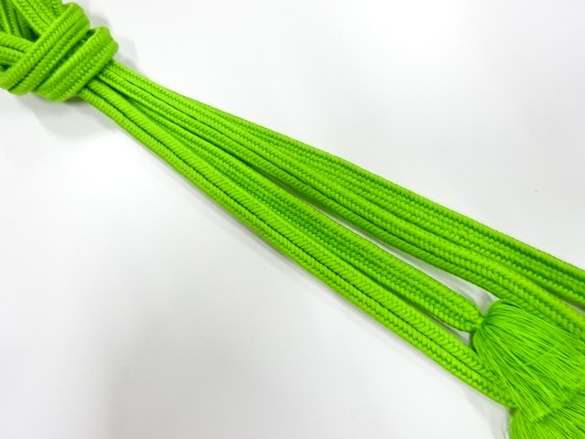 正絹　無形文化財　道明製　手組帯締め